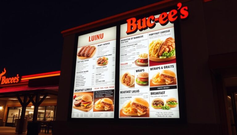 Buc-ee's Lunch Menu