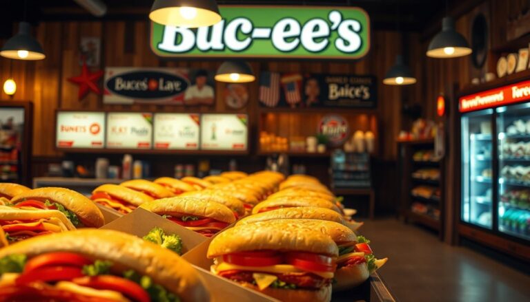 Buc-ee's Sandwich Menu