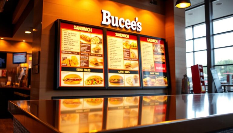 Buc-ee's Sandwiches Menu