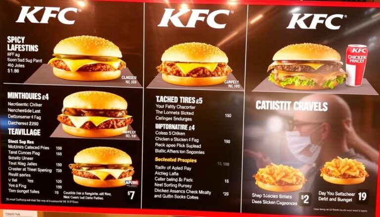 KFC Chicken Sandwich Menu