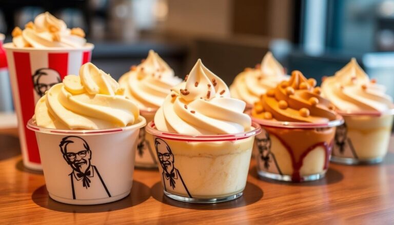 KFC Dessert Menu