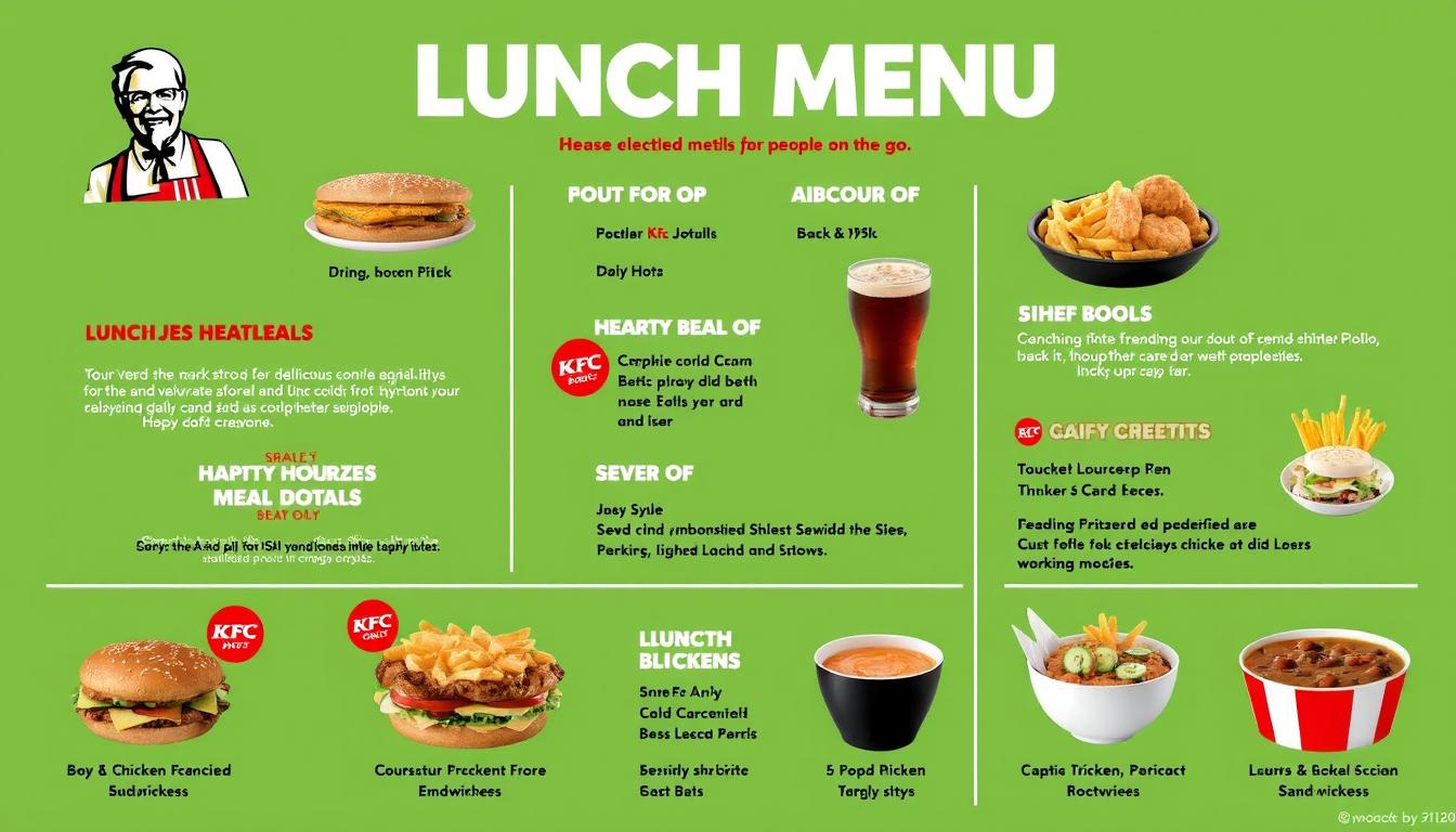 KFC Lunch Menu