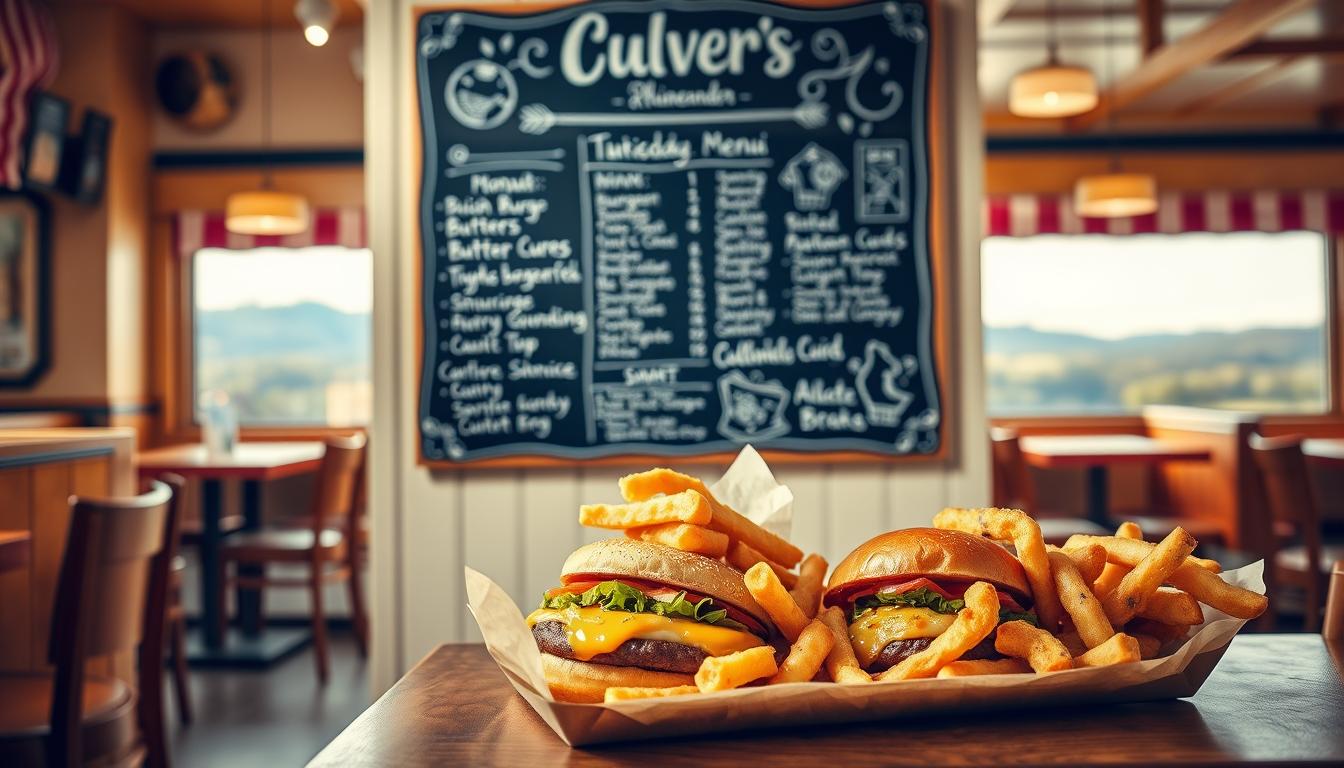 culvers rhineander menu