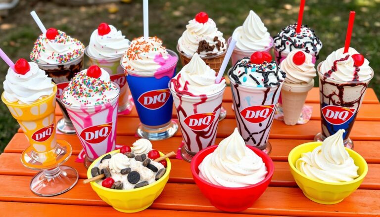 dairy queen ice cream menu