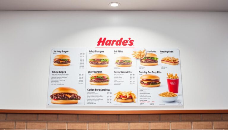 hardees lunch menu